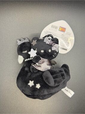 Sanrio Swan all black exclusive Hello Kitty  keychain / plush